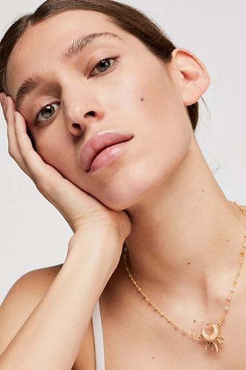 Stella Tourmaline Necklace By Lux Divine At Free People